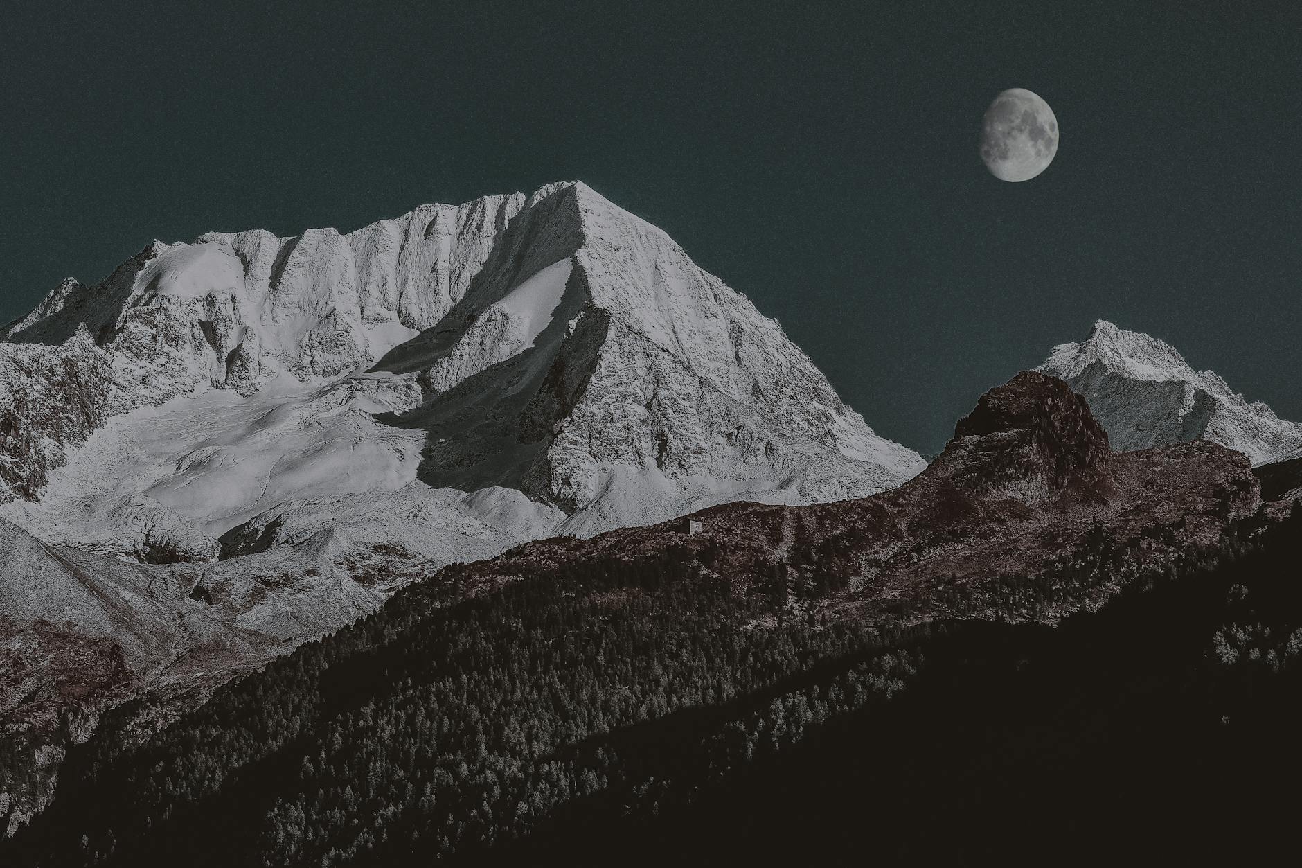 snow covered mountain