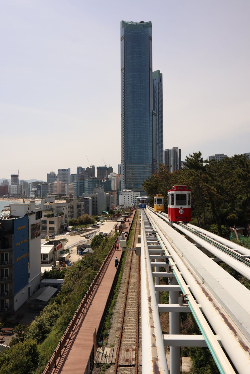 sky capsule at haeundae blueline park